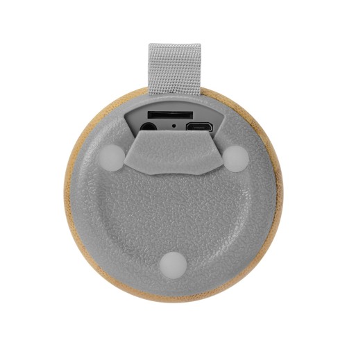 Портативная колонка из бамбука "Bongo", натуральный