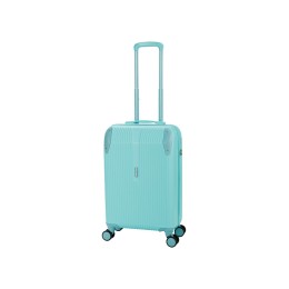 Чемодан TORBER В Отпуск, бирюзовый, ABS-пластик, 41 х 25 х 61 см, 48 л, 2,7 кг