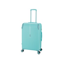 Чемодан TORBER В Отпуск, бирюзовый, ABS-пластик, 48 х 29,5 х 72 см, 80 л, 3,4 кг