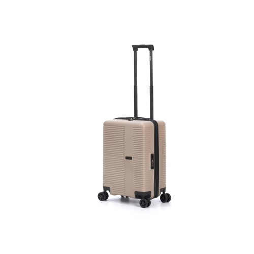 Чемодан TORBER ЭЛЬТОН, песочный, ABS-пластик, 38 х 24 х 54 см, 35 л
