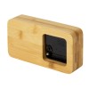 Прямоугольные настольные часы из бамбука "Squarium"