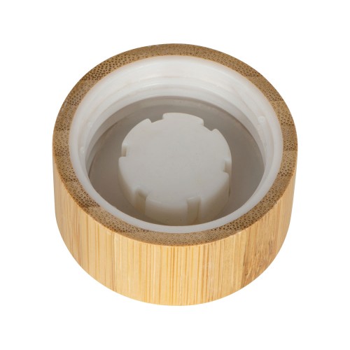 Бутылка из переработанного пластика "Kato Bamboo" с бамбуковой крышкой, 500 мл