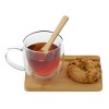 Кружка с двойными стенками на подставке с ложкой "Teatrio"