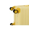 Чемодан TORBER В Отпуск, желтый, ABS-пластик, 42 х 26 х 65 см, 55 л, 3 кг