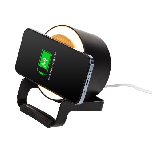 Портативная колонка c функцией беспроводной зарядки "Eclipse", 5 Вт / 10 Вт