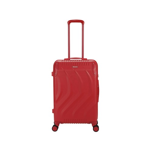 Чемодан TORBER В Отпуск, красный, ABS-пластик, 45 х 27 х 68 см, 63 л, 3,1 кг