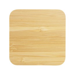 USB-хаб с беспроводной зарядкой из бамбука Plato