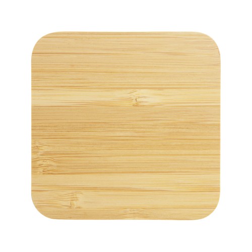 USB-хаб с беспроводной зарядкой из бамбука Plato