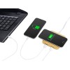 USB-хаб с беспроводной зарядкой из бамбука Plato