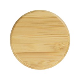 Стеклянная бутылка с бамбуковой крышкой «Foggy», 600мл, синий