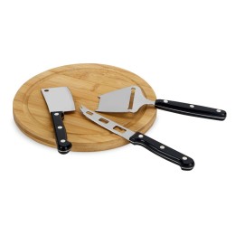 Набор для сыра с приборами "Fabrizio", черный (Р)