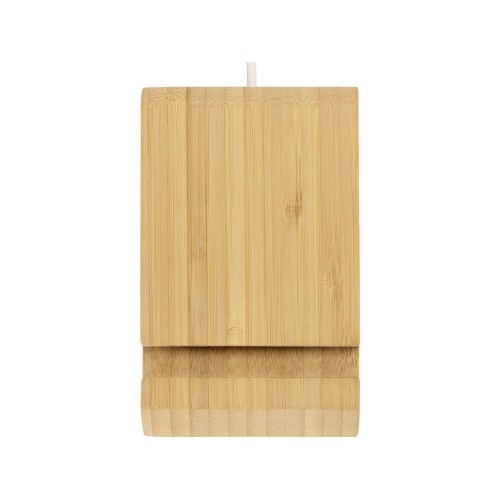 Беспроводное зарядное устройство из бамбука «Jetty», 10 Вт, натуральный