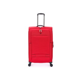 Чемодан TORBER БРОСНО, красный, нейлон 600D, 48 х 30 х 78 см, 85 л