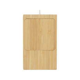 Беспроводное зарядное устройство из бамбука «Jetty», 10 Вт, натуральный