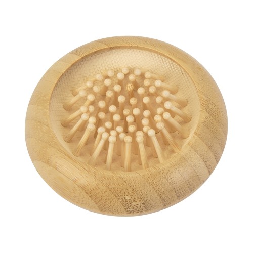 Расческа с зеркалом из бамбука "Daisy", натуральный