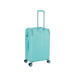 Чемодан TORBER В Отпуск, бирюзовый, ABS-пластик, 48 х 29,5 х 72 см, 80 л, 3,4 кг
