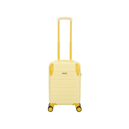 Чемодан TORBER В Отпуск, желтый, ABS-пластик, 36 х 22 х 55 см, 31 л, 2,4 кг