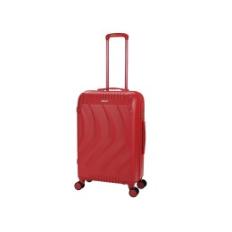 Чемодан TORBER В Отпуск, красный, ABS-пластик, 45 х 27 х 68 см, 63 л, 3,1 кг