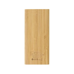 Внешний беспроводной аккумулятор из бамбука "Bamboo Air", 10000 mAh