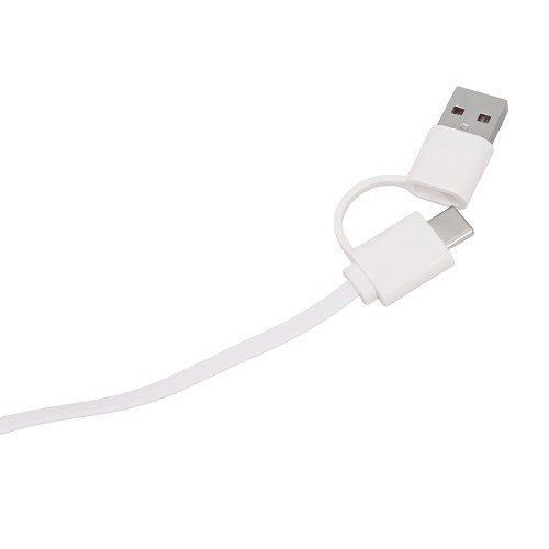 Универсальный кабель с подставкой 4-в-1 «Unicable», белый