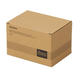 Кружка с двойными стенками на подставке с ложкой "Teatrio"