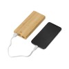 Внешний беспроводной аккумулятор из бамбука "Bamboo Air", 10000 mAh