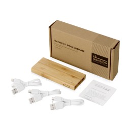 Внешний аккумулятор из бамбука "Bamboo", 5000 mAh