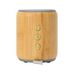 Портативная колонка из бамбука "Bongo", натуральный