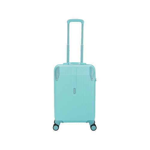 Чемодан TORBER В Отпуск, бирюзовый, ABS-пластик, 41 х 25 х 61 см, 48 л, 2,7 кг