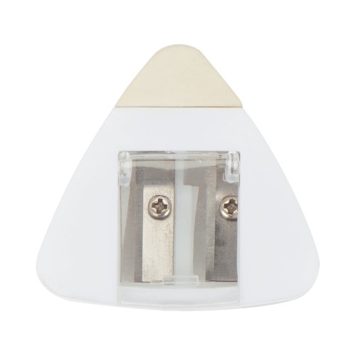 Точилка с ластиком "Easy duo", белый