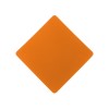 ПАТЧ РОМБ soft-touch (оранжевый) 7,6 х 7,6 см