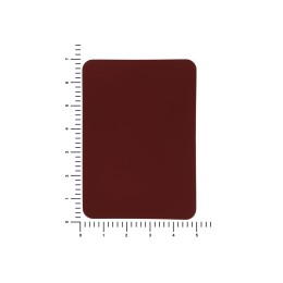 ПАТЧ ПРЯМОУГОЛНЫЙ soft-touch (коричневый ) 5,0 х 7,0 см
