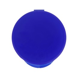 Силиконовая трубочка Fresh в пластиковом кейсе, синий