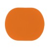 ПАТЧ ОВАЛ soft-touch (оранжевый ) 6,0 х 5,0 см