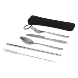 Набор столовых приборов из нержавеющей стали из 5 предметов Sheen - Серебристый