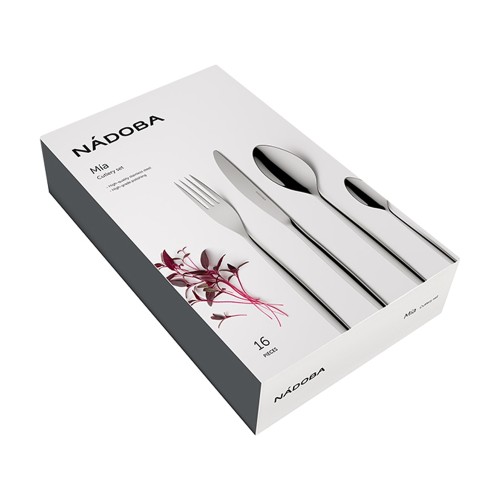 Набор столовых приборов, 16 пр., NADOBA, серия MIA