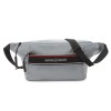 Сумка на пояс SWISSGEAR, светло-серая, полиэстер с плетением рип-стоп, 38 x 5 x 15 см
