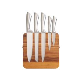 Набор ножей на магнитной подставке "Терон"