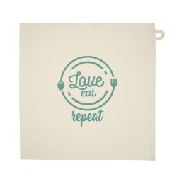 Alora кухонное полотенце из переработанного хлопка плотностью 200 г/м² - бежевый овсяный