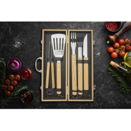 Churras Набор для барбекю из 5 предметов, natural