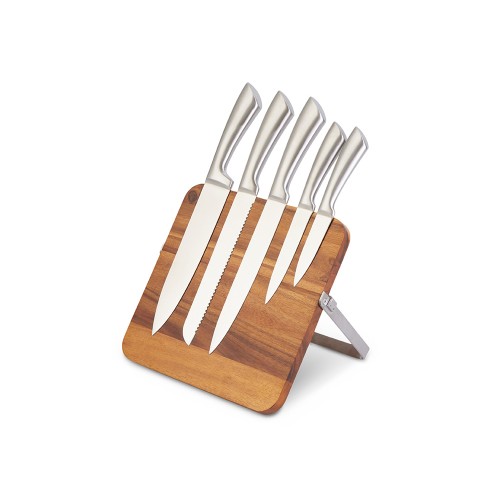 Набор ножей на магнитной подставке "Терон"