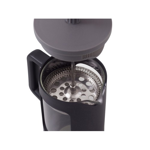 Френч-пресс "Double Tone", черный-серый