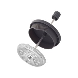 Френч-пресс "Double Tone", черный-серый