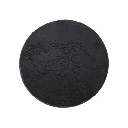 Круглая доска Moon для закусок, сланцевая 25 см