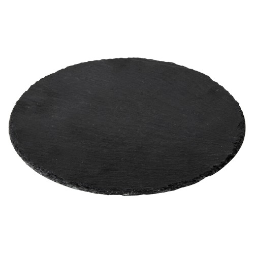 Круглая доска Moon для закусок, сланцевая 25 см