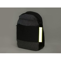 Светоотражающий брелок Reflector, серебристый/неоновый зеленый