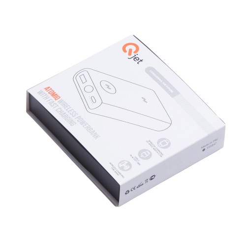 Внешний беспроводной аккумулятор 2-в-1 с функцией зарядки Apple Watch, QC/PD «AtomIQ», 10000 мАч, черный