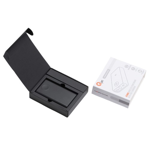 Внешний беспроводной аккумулятор 2-в-1 с функцией зарядки Apple Watch, QC/PD «AtomIQ», 10000 мАч, черный