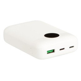Внешний аккумулятор с быстрой зарядкой QC/PD «CosmIQ», 10000 мАч, белый