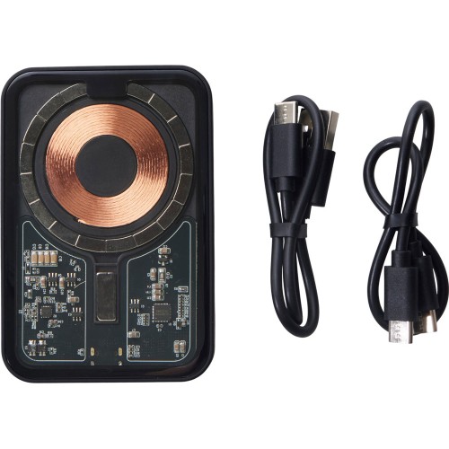 Беспроводной магнитный внешний аккумулятор с QC\PD «MagnifIQ», 10000 мАч, 15 Вт, черный